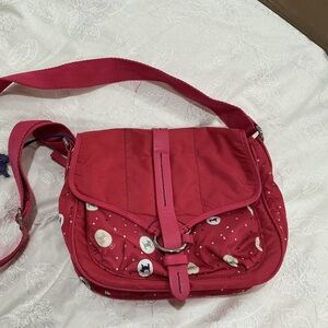Radley London  fushia red crossbody Shoulder Bag
